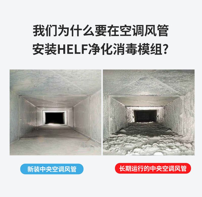 管道式HELF净化消毒模组